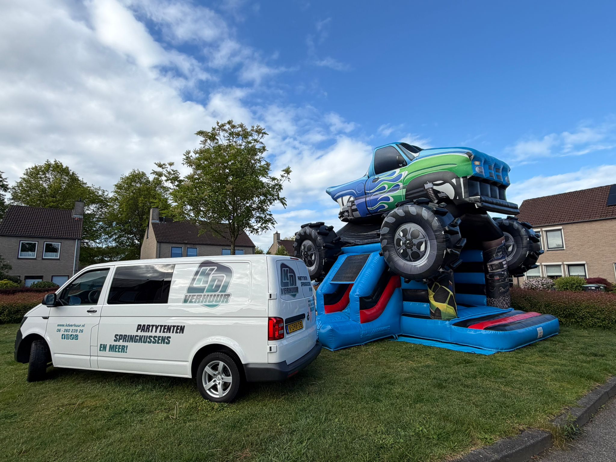 Springkussen Monstertruck - Afbeelding 5